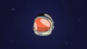 Caption: Cosmic Minimalism In Space Wallpaper