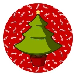 Caption: Delightful Christmas Spirit Wallpaper