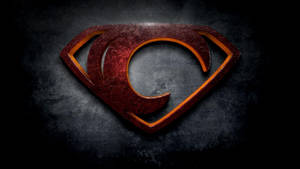 Caption: Dynamic Superman-inspired Design Of Letter C Wallpaper
