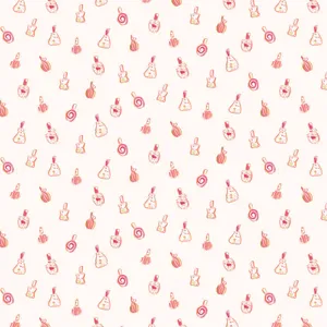 Download free Coquette Red Heart Pattern Wallpaper 