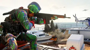 Caption: Epic Battle On Luxurious Yacht - Call Of Duty: Black Ops Cold War Gameplay Wallpaper