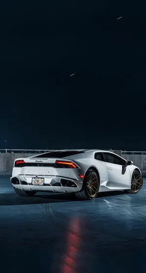 lamborghini huracan wallpaper white