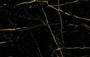 Caption: Exquisite Black Marble Iphone Background With Gold Veins Wallpaper