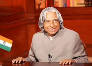 Caption: Former President And Renowned Scientist Dr. A.p.j. Abdul Kalam In Hd Wallpaper