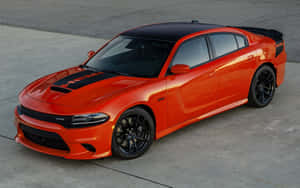 Caption: Ignite Your Passion With The Powerful Dodge Charger Wallpaper