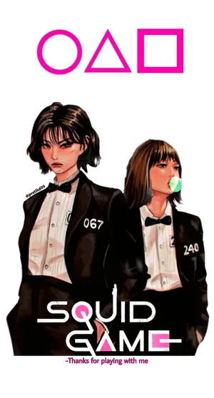 Caption: Intense Moments With Squid Game 067 Wallpaper