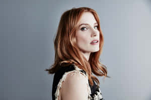Caption: Jessica Chastain - Radiant Actress Wallpaper