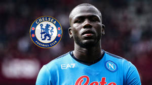 Caption: Kalidou Koulibaly In Action Wallpaper