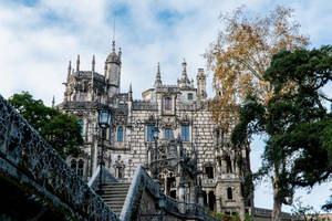 Caption: Majestic Quinta Da Regaleira In The Heart Of Sintra Wallpaper