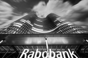 Caption: Majestic View Of Rabobank, Netherlands Wallpaper