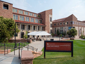 Caption: Majestic Visual Arts Complex At The University Of Colorado Boulder Wallpaper