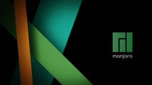 Caption: Manjaro Linux Desktop Interface Wallpaper