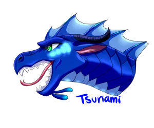 Caption: Mystical Dragon Soaring High On Fiery Horizon Wallpaper