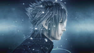 Caption: Noctis Lucis Caelum: The Crown Prince In Action Wallpaper