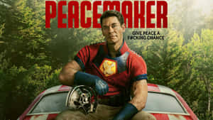 Caption: Peacemaker In Action Wallpaper