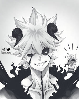 Caption: Powerful Liebe In Black Clover Anime Wallpaper