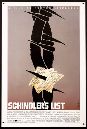 Caption: Schindler's List - Barbed Wires & Digitally Reimagined Art Wallpaper