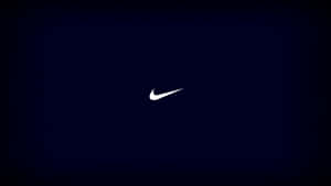 Caption: Striking Blue Nike Wallpaper Wallpaper