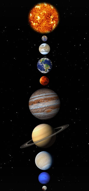 Caption: Stunning Hd View Of The Solar System Wallpaper