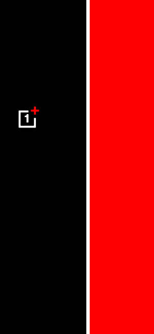 Caption: Stunning Oneplus Nord Logo In Black And Red Wallpaper