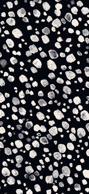 Caption: Stylish Black Dot Iphone Wallpaper Wallpaper