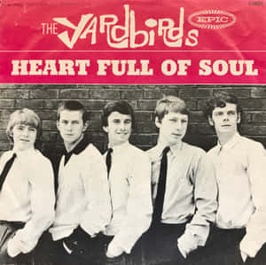 Caption: The Yardbirds 'heart Full Of Soul' Vinyl Album Cover Wallpaper