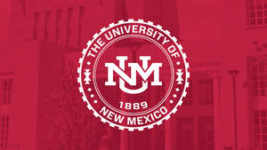 Caption: University Of New Mexico's Prestigious Seal Wallpaper