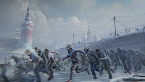 Caption: Unstoppable Zombie Horde In World War Z 4k Wallpaper