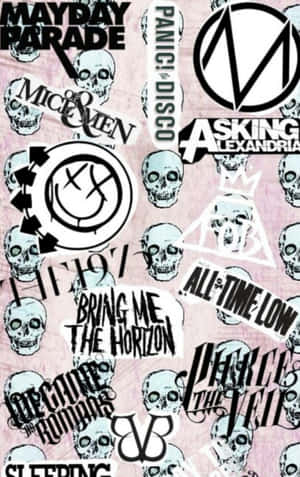 Caption: Untamed Energy Of Punk Rock Wallpaper