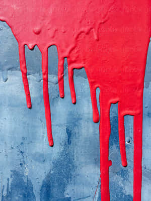 Caption: Vibrant Beauty Of Dripping Paint Wallpaper