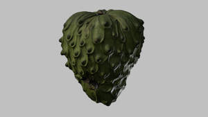 Caption: Vibrant Cherimoya Illustration Wallpaper