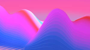Caption: Vibrant Multicolored Waves On Iphone X Amoled Display Wallpaper