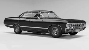 Caption: Vintage Excellence - 1967 Chevrolet Impala Wallpaper