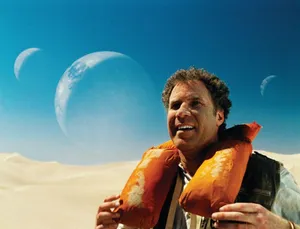 Caption: Will Ferrell Posing With A Smile Wallpaper