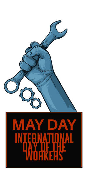 Caption: Workers Unite - May Day Inspiration Wallpaper