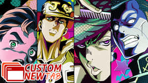 Caption: Young Joseph Joestar Smirking In His Iconic Outfit Wallpaper