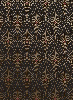 Captivating Art Nouveau Painting Wallpaper