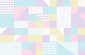 Captivating Artistry In Geometric Abstract Pastel Colors Wallpaper