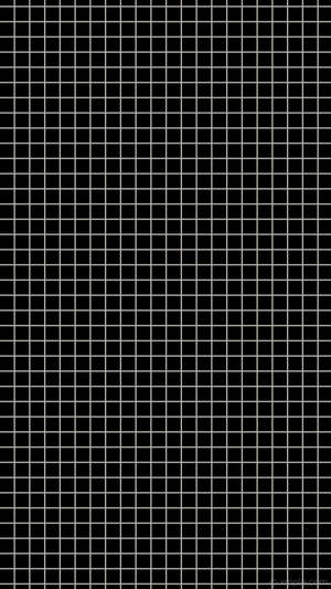 Captivating Black And White Geometric Maze Wallpaper