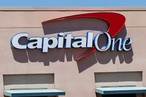 Captivating Cityscape View With Capital One Tower Wallpaper