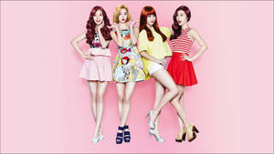 Captivating K-pop Girl's Day Promo Photo Wallpaper
