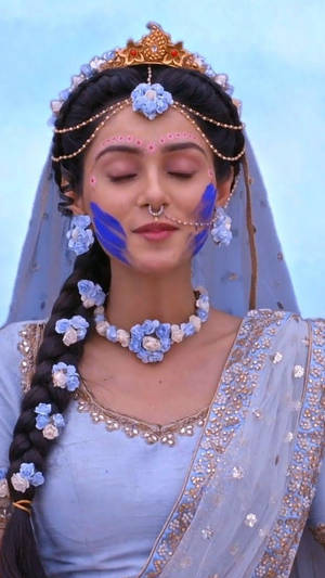 Captivating Mallika Singh In Traditional White Indian Attire Wallpaper