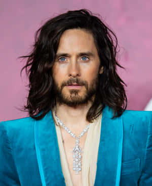 Captivating Portrait Of The Multifaceted Artist, Jared Leto Wallpaper