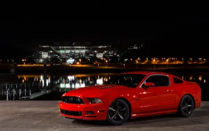 Captivating View Of Mustang Gt In 4k Ultra Hd Wallpaper