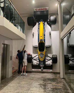 Car Of Daniel Suarez On Wall Wallpaper