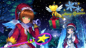 Cardcaptor Sakura Anime Christmas Wallpaper
