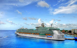 Caribbean Cruise Ship Wallpaper