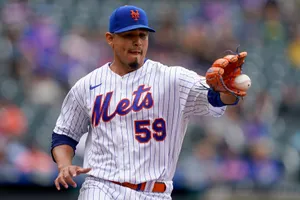 Carlos Carrasco Catching The Baseball Wallpaper