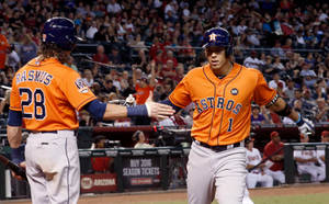 Carlos Correa And Colby Rasmus Wallpaper