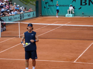 Carlos Moya In Clay Court Wallpaper